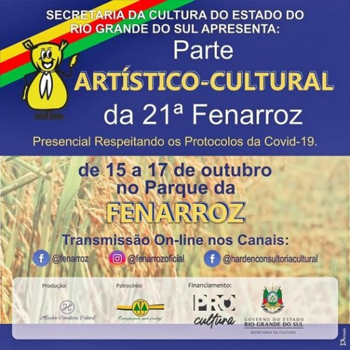 Programao cultural da 21 Fenarroz