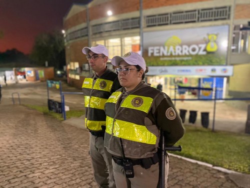 Brigada Militar presente na 22Fenarroz em Cachoeira do Sul