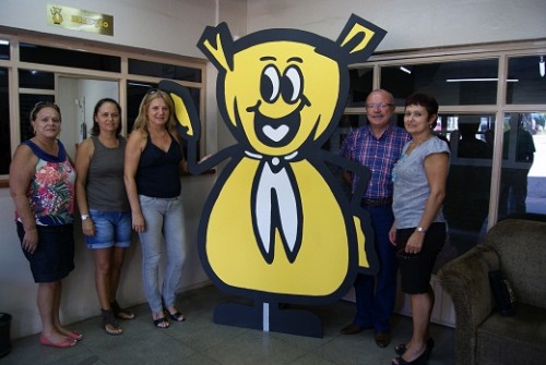 Oficina dos Sonhos mostra Arrozito gigante para a Fenarroz