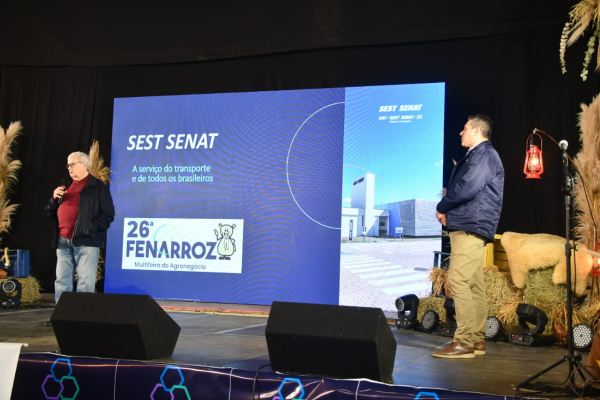SEST SENAT realiza atividade no Espa�o Agrotec da 26� Fenarroz