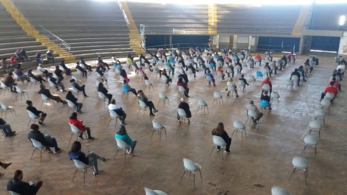 Fenarroz oferece ginsio e amplia parceria contra a covid