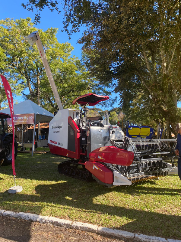 Fabricantes e concessionárias de máquinas agrícolas trouxeram novidades e lançamentos para a 23ª Fenarroz - Multifeira do Agronegócio, em Cachoeira do Sul