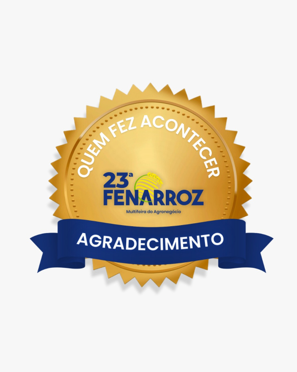 Fenarroz intensifica aes de ps-venda, criando selo de agradecimento aos expositores que fizeram a 23 Fenarroz acontecer