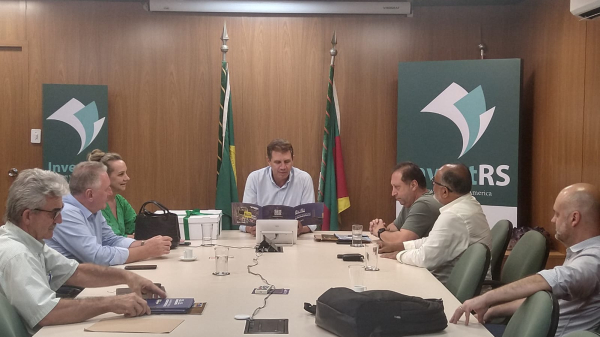 Executiva da Fenarroz se reúne com o Secretário de Desenvolvimento Econômico RS