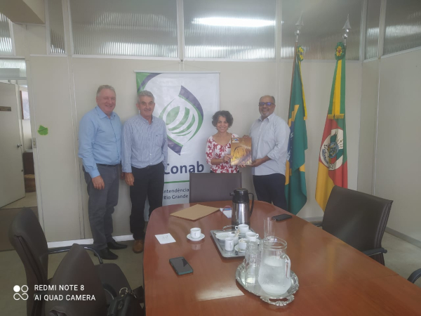 CONAB Recebe Executiva da Fenarroz em Porto Alegre