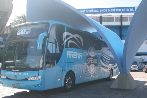 NIBUS ARENA DO GRMIO NESTA SEXTA NA FENARROZ